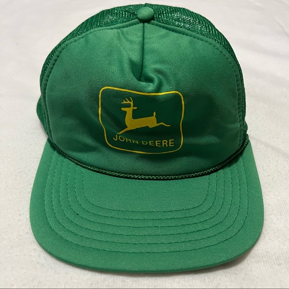 John Deere swingster vintage hat snap back green 90s farmer foam trucker - Picture 4 of 9
